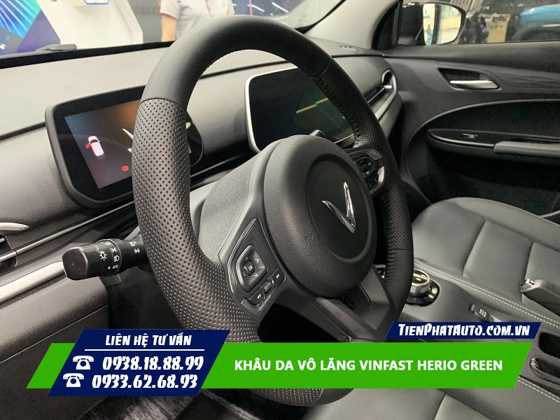 Khâu Da Vô Lăng Vinfast Herio Green
