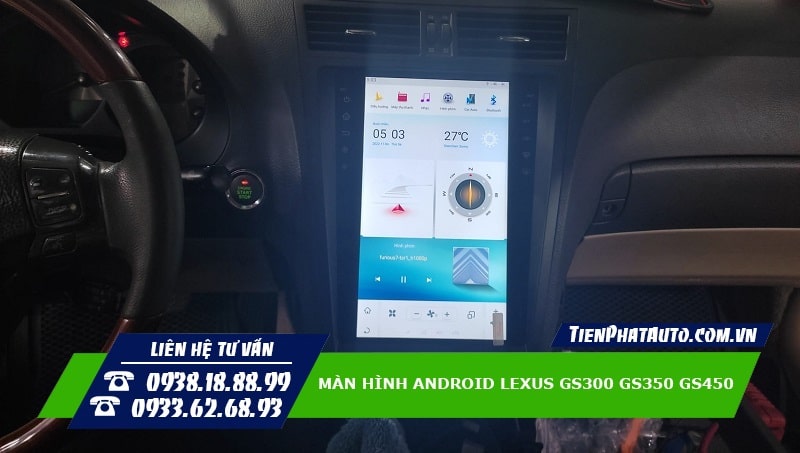 Màn Hình Android Lexus GS300 GS350H GS450H