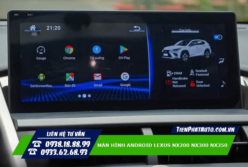 Màn Hình Android Lexus NX200 NX300 NX350