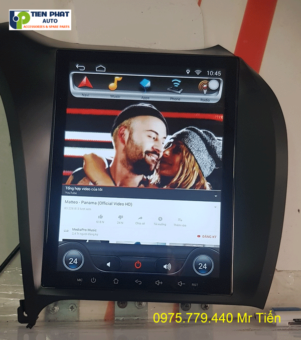 Màn Hình Dvd Android Kiểu Tesla Cho Xe Kia K3 Tại Tp.HCM