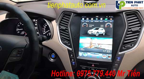 Màn Hình DVD Tesla Cho Hyundai Santafe 2014-2018 - Màn Hình Rộng 10.4 Inch Tại Tp.HCM