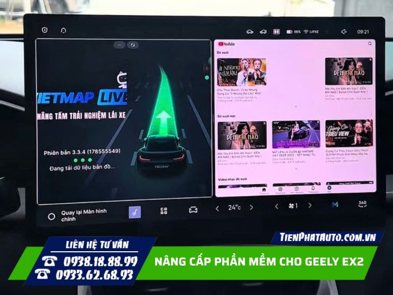 Nâng Cấp Phần Mềm Cho Geely EX2