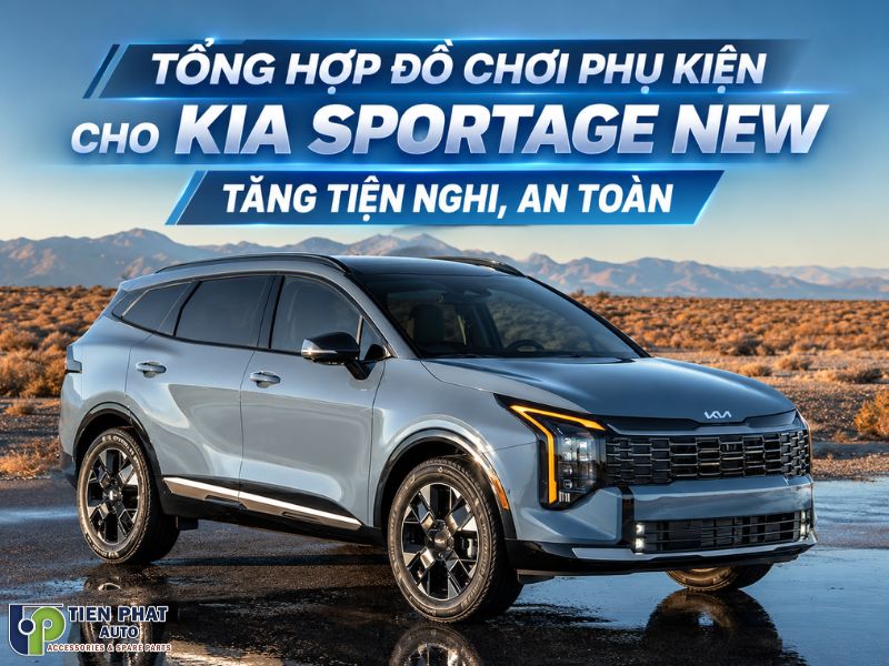 Tổng Hợp Phụ Kiện Cho KIA Sportage Nâng Cấp Tăng Tiện Nghi, An Toàn